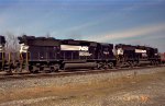 NS 7023 & 4604 lead an intermodal train southbound